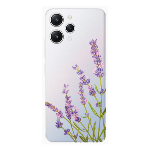 Xiaomi Redmi 12 Flowers 8 Transparent Silicone TPU Θήκη