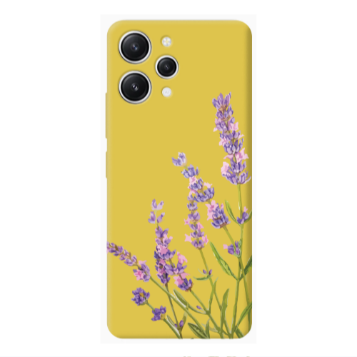 Xiaomi Redmi 12 Flowers 8 Yellow Colored Silicone TPU Θήκη