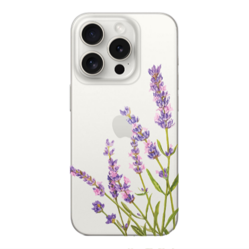Apple iPhone 15 Pro Max Flowers 8 Transparent Silicone TPU Θήκη