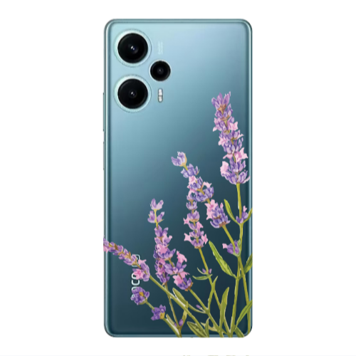 Xiaomi Poco F5 Flowers 8 Transparent Silicone TPU Θήκη