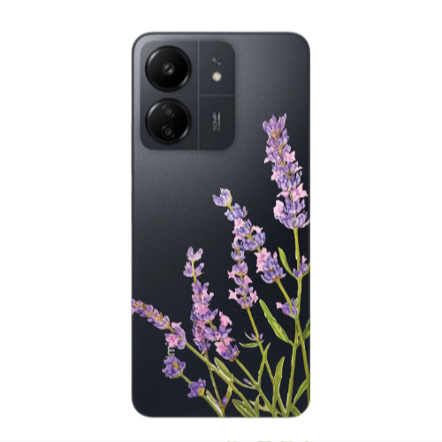 Xiaomi Redmi 13C Flowers 8 Transparent Silicone TPU Θήκη