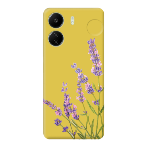 Xiaomi Redmi 13C Flowers 8 Yellow Colored Silicone TPU Θήκη
