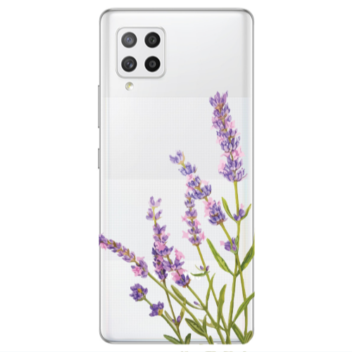 Samsung A42 5G Flowers 8 Transparent Silicone TPU Θήκη