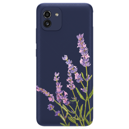 Samsung A03 Flowers 8 Transparent Silicone TPU Θήκη