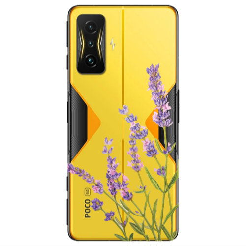 Xiaomi Poco F4 Gt Flowers 8 Transparent Silicone TPU Θήκη