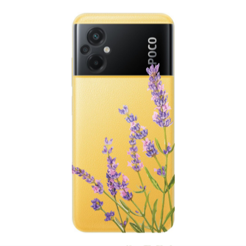 Xiaomi Poco M5 Flowers 8 Transparent Silicone TPU Θήκη