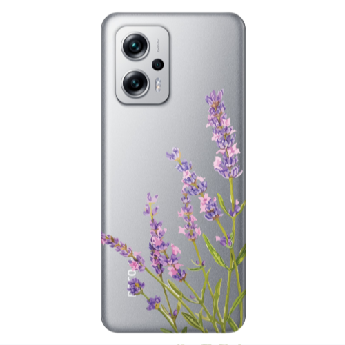 Xiaomi Poco X4 GT Flowers 8 Transparent Silicone TPU Θήκη