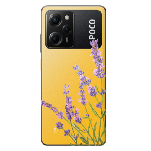Xiaomi Poco X5 Pro Flowers 8 Transparent Silicone TPU Θήκη