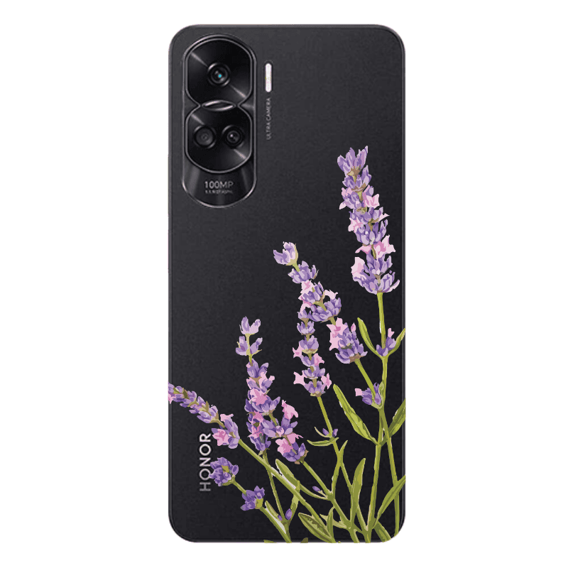 Honor 90 Lite 5G Flowers 8 Transparent Silicone TPU Θήκη