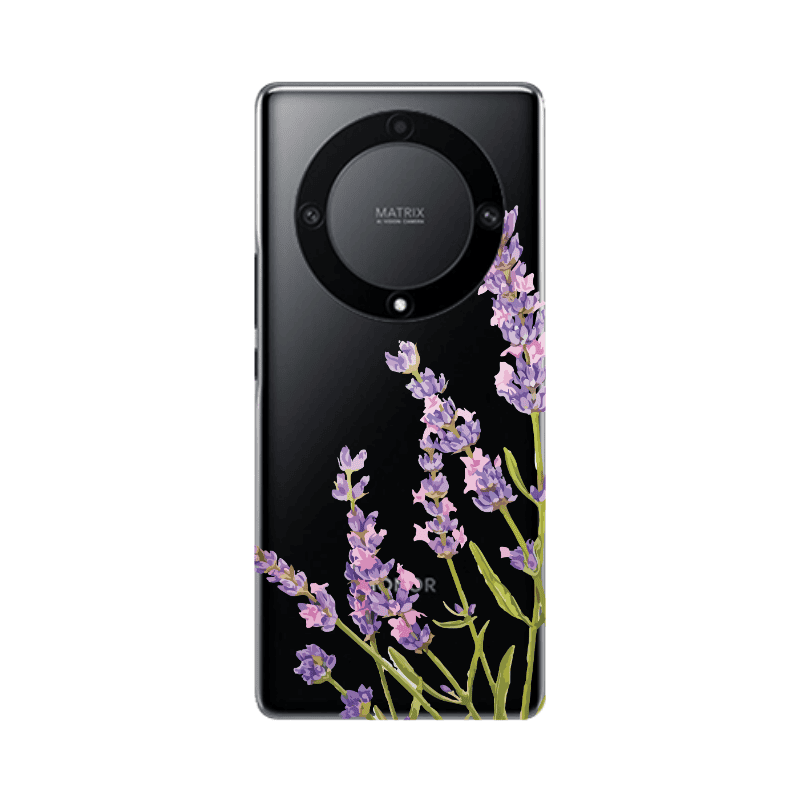 Honor Magic5 Lite 5G Flowers 8 Transparent Silicone TPU Θήκη
