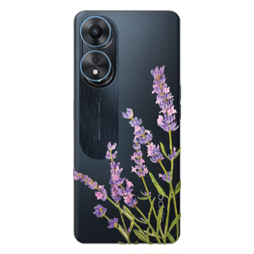 Oppo A 98 Flowers 8 Transparent Silicone TPU Θήκη
