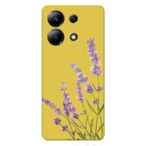Xiaomi Redmi Note 13 4G Flowers 8 Yellow Colored Silicone TPU Θήκη