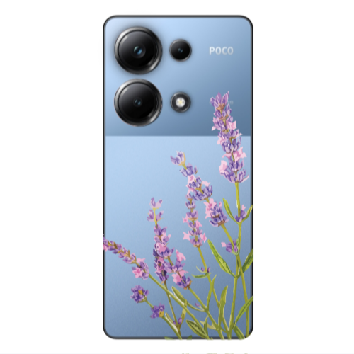 Xiaomi Poco M6 Pro 4G Flowers 8 Transparent Silicone TPU Θήκη