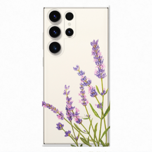 Samsung S24 Ultra Flowers 8 Transparent Silicone TPU Θήκη