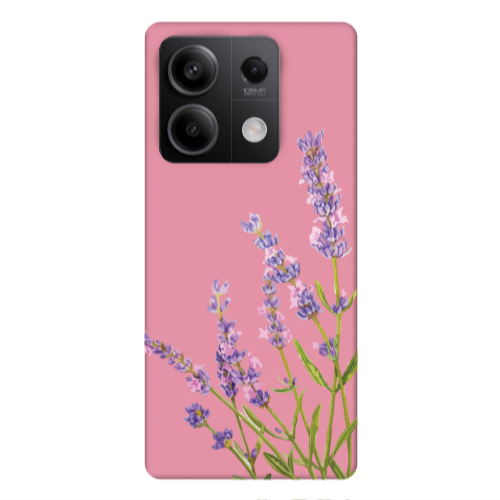 Xiaomi Redmi Note 13Pro 5G Flowers 8 Pink Colored Silicone TPU Θήκη