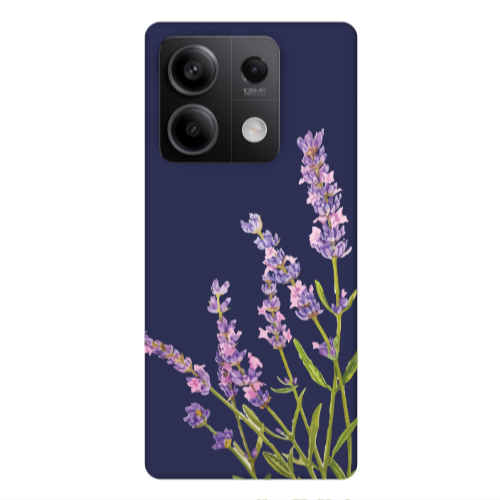 Xiaomi Redmi Note 13Pro 5G Flowers 8 Dark blue Colored Silicone TPU Θήκη