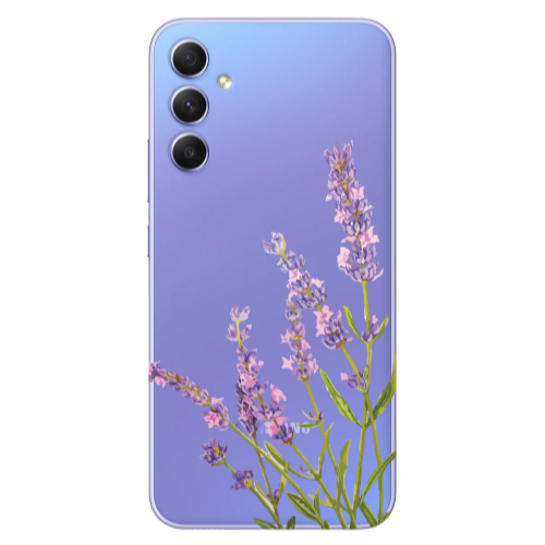 Samsung A16 Flowers 8 Transparent Silicone TPU Θήκη