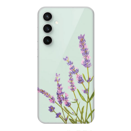 Samsung S24 FE Flowers 8 Transparent Silicone TPU Θήκη