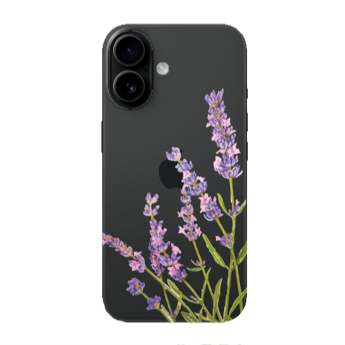 Apple Iphone 16 Flowers 8 Transparent Silicone TPU Θήκη