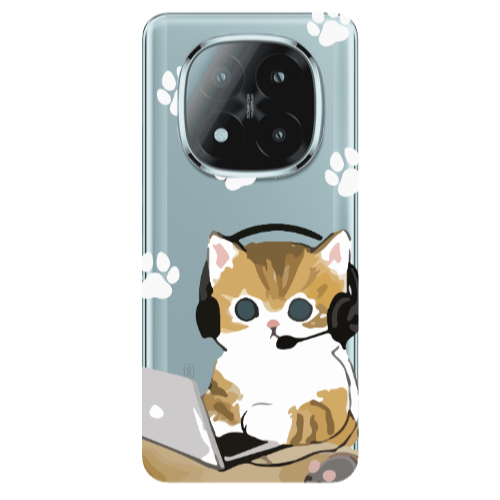 Xiaomi Redmi Note 14 Pro + 5g Call Center Transparent Silicone TPU Θήκη