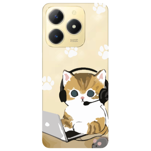 Realme C61 Call Center Transparent Silicone TPU Θήκη