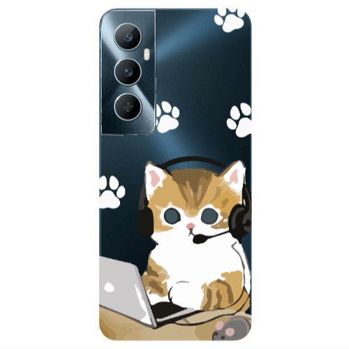 Realme C65 Call Center Transparent Silicone TPU Θήκη