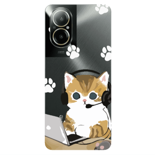 Realme C67 Call Center Transparent Silicone TPU Θήκη