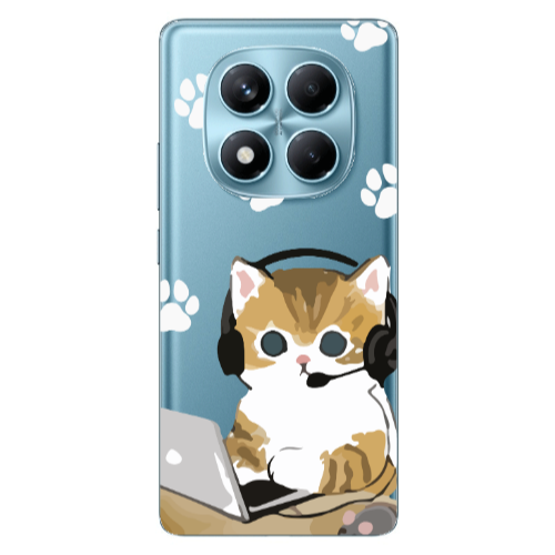 Xiaomi Redmi Note 14 Pro Call Center Transparent Silicone TPU Θήκη