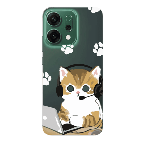Oppo RENO 14 Call Center Transparent Silicone TPU Θήκη