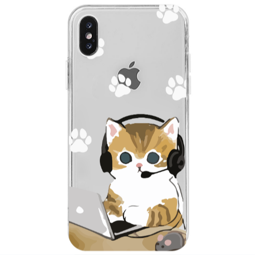 Apple iPhone Xs Max Call Center Transparent Silicone TPU Θήκη