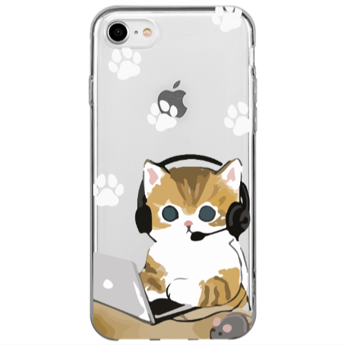 Apple iPhone 7 Call Center Transparent Silicone TPU Θήκη
