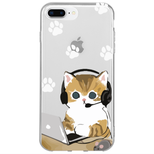 Apple iPhone 7 Plus Call Center Transparent Silicone TPU Θήκη