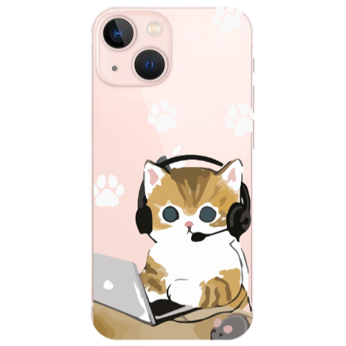 Apple iPhone 13 Mini Call Center Transparent Silicone TPU Θήκη