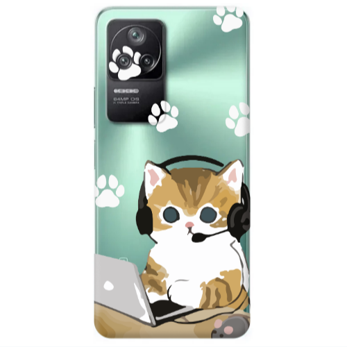 Xiaomi Poco F4 Call Center Transparent Silicone TPU Θήκη