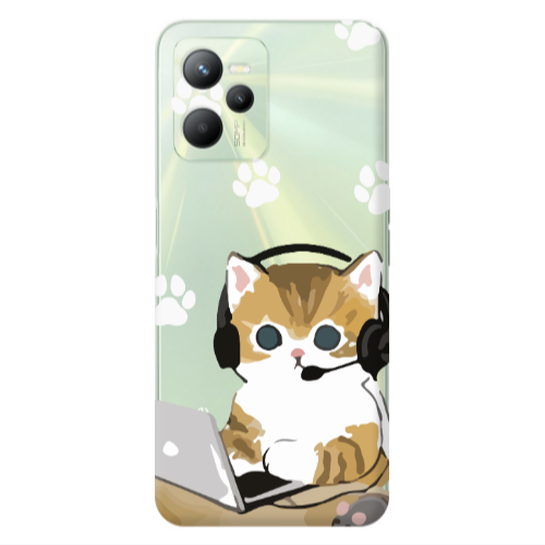 Realme C35 Call Center Transparent Silicone TPU Θήκη