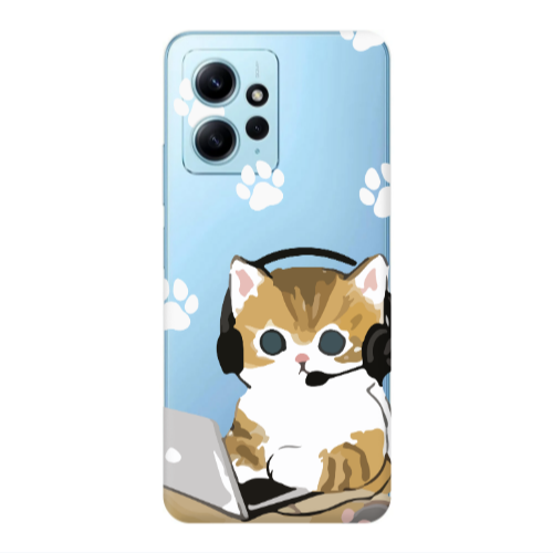 Xiaomi Redmi Note 12 4G Call Center Transparent Silicone TPU Θήκη
