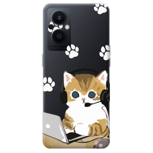 Oppo Reno 7 Lite Call Center Transparent Silicone TPU Θήκη