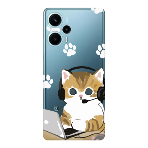 Xiaomi Poco F5 Call Center Transparent Silicone TPU Θήκη