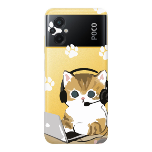 Xiaomi Poco M5 Call Center Transparent Silicone TPU Θήκη