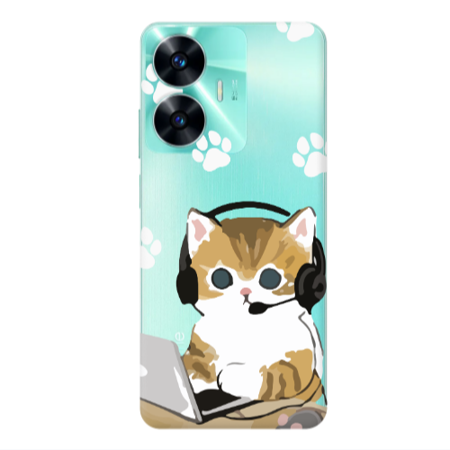 Realme C55 Call Center Transparent Silicone TPU Θήκη