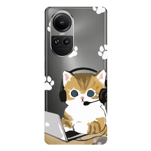 Oppo Reno10 5G Call Center Transparent Silicone TPU Θήκη