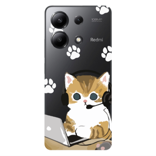 Xiaomi Redmi Note 13 4G Call Center Transparent Silicone TPU Θήκη
