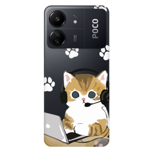 Xiaomi Poco C65 Call Center Transparent Silicone TPU Θήκη