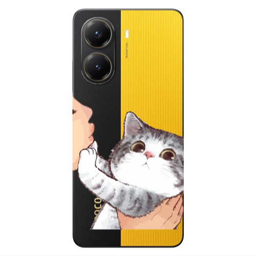 Xiaomi Poco X7 Pro No Kiss Transparent Silicone TPU Θήκη