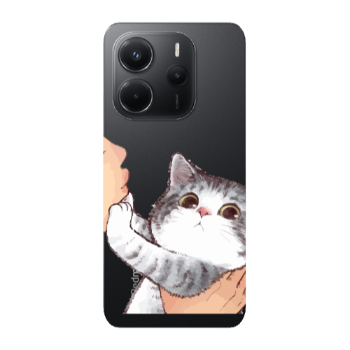 Xiaomi Redmi Note 14 No Kiss Transparent Silicone TPU Θήκη