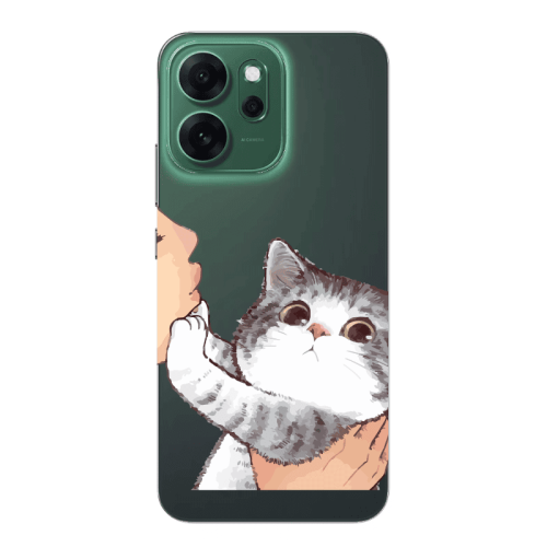 Oppo 14 F No Kiss Transparent Silicone TPU Θήκη