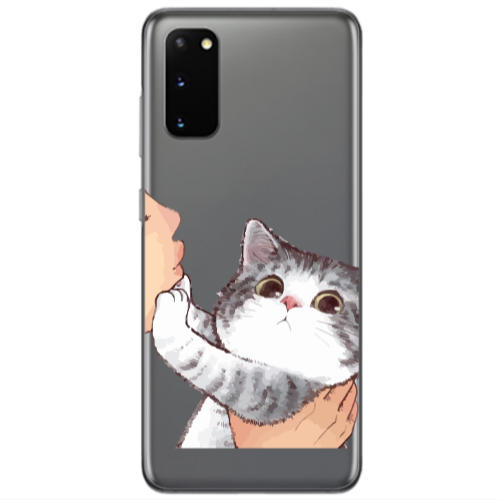 Samsung S20 No Kiss Transparent Silicone TPU Θήκη
