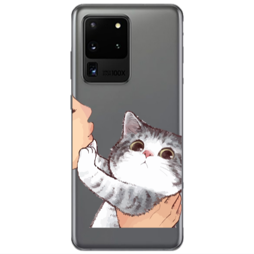 Samsung S20 Ultra No Kiss Transparent Silicone TPU Θήκη
