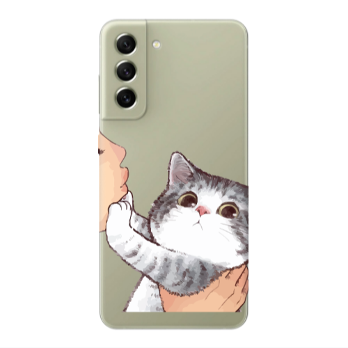 Samsung S22 No Kiss Transparent Silicone TPU Θήκη
