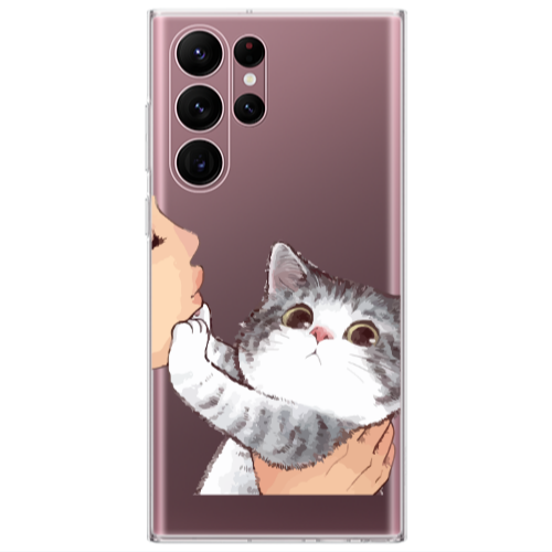 Samsung S22 Ultra No Kiss Transparent Silicone TPU Θήκη